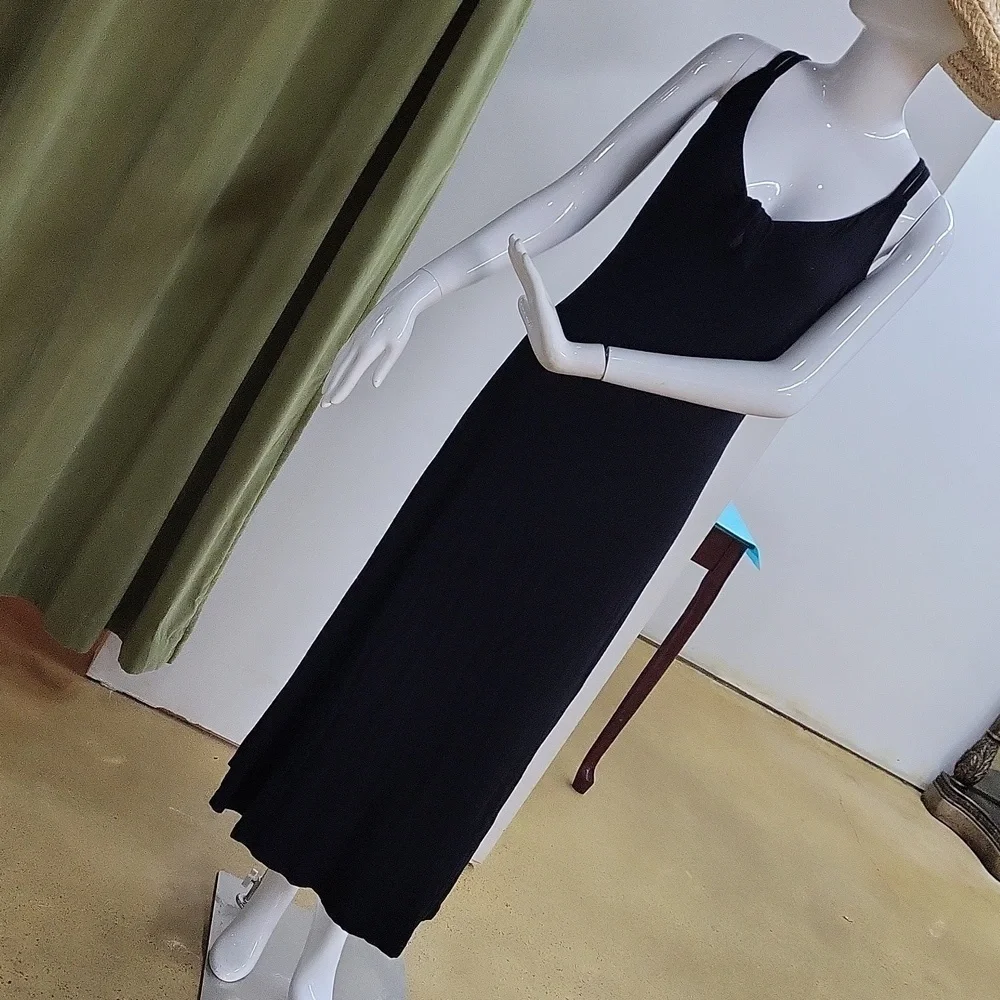 Alexandra Bartlett Black Spaghetti Strap Maxi Dress - Picture 1 of 9